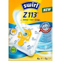 Sac Aspirateur Swirl Z113 Micropor Plus Pour Aspirateurs Zelmer, Fakir Et Quigg