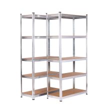 Étagère Réglable De Rangement À 5 Niveaux Catterhouse Max Pro Lot 2 90x40x180 Cm Charge Lourde 875 Kg Cadre En Acier