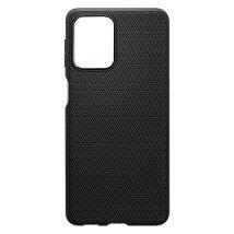 Coque Pour Samsung Galaxy M53 5g Souple Motif Géométrique Liquid Air Noir Spigen Sgp