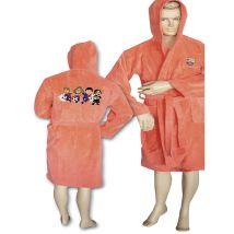 Peignoir De Bain Enfant 'fc Barcelone Toons Mango T2' Velours 100% Coton