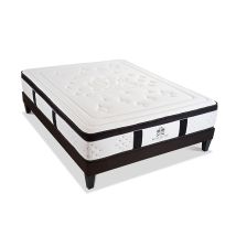 Ensemble Suite Divine 90x200 Cm Matelas Mémoire De Forme + Sommier Bois