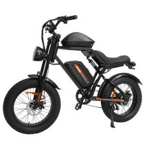 Vtt Électrique Jking Fxh002, Pneus Larges 20 Pouces, Batterie 48 V 15,6 Ah, Noir
