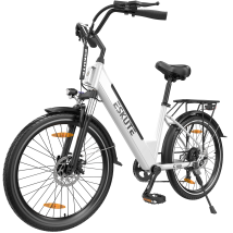 Eskute C100+ Urban Commuter Vélo Électrique Adulte 250w Puissance Du Moteur 36v 10.4ah Capacité De La Batterie Blanc