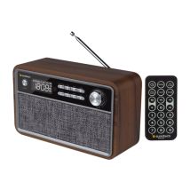 Sunstech Rpbt500 Portable Numérique Noir, Bois