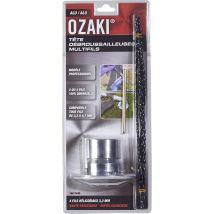 Tête De Débroussailleuse Aluminium Multifils Hélicoïdal Compatible Fils 3,3 À 4,7mm Ozaki