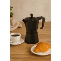 Cafetière Italienne Italexpress Aluminium Noir 15.5x8.9x15.6 Cm Pezzetti