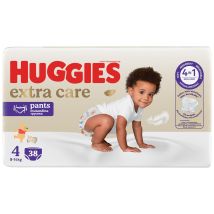 Huggies - Couches-culottes Taille 4 9-14kg Extra Care Pants Huggies - Le Pack De 38 Couches Culottes