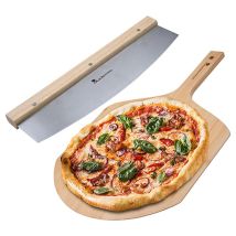 Découpeur De Pizza Masterpro Bois 2 Pièces