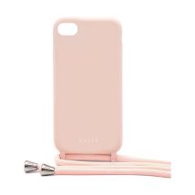 Coque Pour Apple Iphone Se 2022/se/8/7/6s/6 En Silicone Avec Cordon Ajustable Rose Casyx