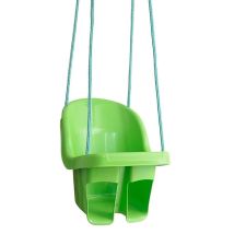 Fraize Balançoire Enfant À Cordes Avec Siège Et Dossier Vert
