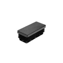 Embout Intérieur Polyéthylène Rectangulaire 60x30 Mm Noir Fortaps