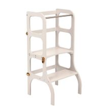 Tour D'apprentissage - Table Step'n'sit Gris Clair Fermoirs Dorés