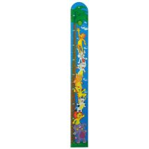 Jungle Toise En Bois Avec Motifs Animaux À Accrocher