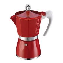 Cafetière Italienne 6 Tasses Rouge Gat 103006ro