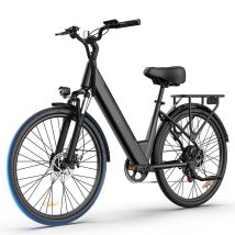 Vélo Électrique Urbain Urlife E26 26 Po, Batterie Amovible, Noir