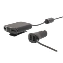 Nedis Chargeur De Voiture 4-outputs 9.6 A Usb Noir