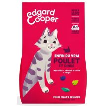 Edgard & Cooper Chat Senior Croquettes À La Dinde Et Poulet Frais - 2 Kg