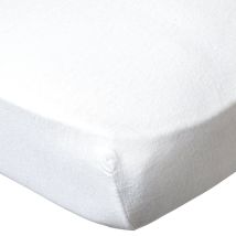 Drap Housse 70x140x17 Cm Bio Blanc