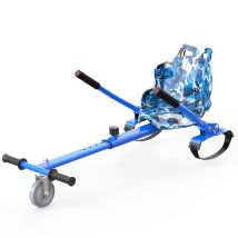 Hoverkart Pour Hoverboards, Siège Kart Longueur Ajustable, Compatible Avec Hoverboards De 6,5" 8,5" Et 10",bleu