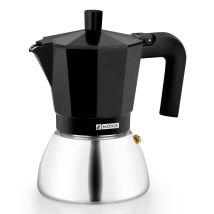 Monix M863006 Machine À Café Manuelle Cafetière À Moka 0,37 L Noir