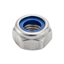 Écrou Hexagonal Frein Indésserrable Avec Bague Nylon Inox A2 Din 985 M8 Boîte De 200 Acton 626028