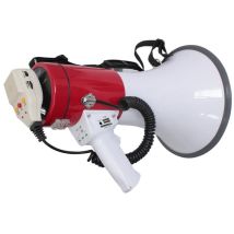 Mégaphone avec USB et lecteur de carte SD (50 W)