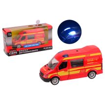 Johntoy Camion De Pompier Jouet Avec Lumière Et Son Rouge 1:38