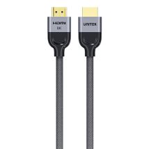 Unitek 8k Braided Nylon 1m Câble Hdmi Hdmi Type A (standard) Gris