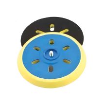 Plateau De Ponçage Orbital Souple En Mousse Jaune Bleu Noir 150 Mm Cori
