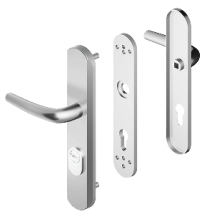 Ensemble De Sécurite Blindé Blindomax Double Béquille Disec Clé I - Argent Ff6 - A0p54d1f F6