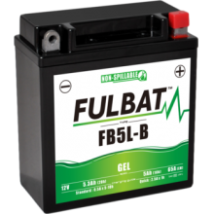 Batterie Moto Fulbat Fb5l-b Gel / Yb5l-b Etanche 5,3ah 65 Amps