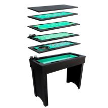 Table Multi Jeux Luckyvegas Noir 114 X 51.5 X 90