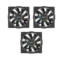 Ventilateur Pc Cryorig Crona S Pwm 120mm Argb, 3 Pièces, 60.6 Cfm