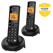 Téléphone Sans Fil Voice Duo Noir Alcatel