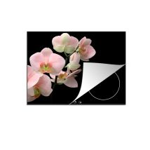 Tapis Plaque Induction Flora - Orchidée - Fleurs Protection Plaque Induction 65x52 Cm