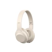Havit 6939119064525 Casque Avec Fil &sans Fil Arceau Musique Usb Type-c Bluetooth Beige
