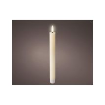 Bougie En Cire, Led, Couleur Beige Dégradée 2,2x24,5cm, 2 Unités