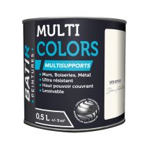 Peinture Satinée Soja Blanc Albatr Peinture Biosourcée Finition Satinée - Batir Peintures