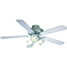 Farelek - Baleares Ø 132 Cm - Ventilateur De Plafond Réversible, 5 Pales Blanches
