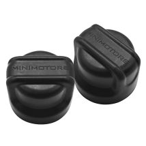 2 Caches Écrou De Roue Pour Trottinette Dualtron Mini Original Noir Minimotors