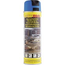 Bombe De Peinture - Bleu Fluo - Marquage - Repérage - Traceur De Chantier - 500ml