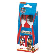 Nickelodeon - Set Couvert Métallique La Pat Patrouille Dynastrib - Le Set De 2 Couverts