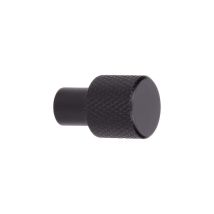 Bouton Pour Meuble Siro Aluminium - 24 Mm - Noir Mat