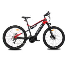 Vtt Électrique Hedatx Tx11, 27,5 Po, Moteur Central, Batterie 48 V 15 Ah, Rouge
