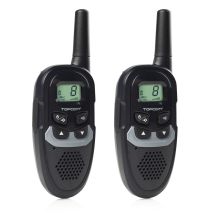 Talkie-walkie 446 Mhz Noir 2 Pcs Topcom