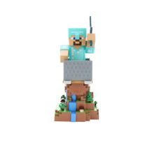 Innelec Support Gaming Figure Steve Armor 20 Cm Minecraft