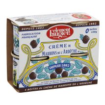 Clement Faugier - Crème De Marrons Clement Faugier - Les 4 Boites De 100 G