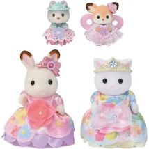 Les Princesse En Robes à Fleurs Sylvanian Families