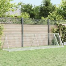 Clapier Argenté 400x105x91 Cm Acier Galvanisé Vidaxl