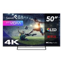 Smart-tech 50qv01v Tv 127 Cm (50") 4k Ultra Hd Smart Tv Wifi Gris 300 Cd/m²